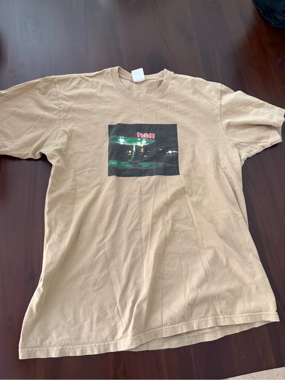 Supreme FW23 Hell Tee Khaki (M3) - Picture 2 of 6